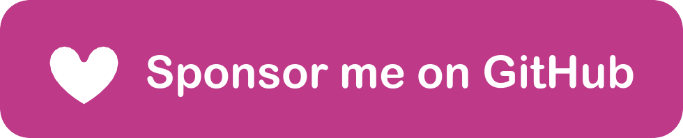 Sponsor me on GitHub